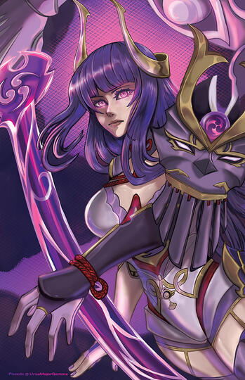 Raiden Boss Genshin Fanart